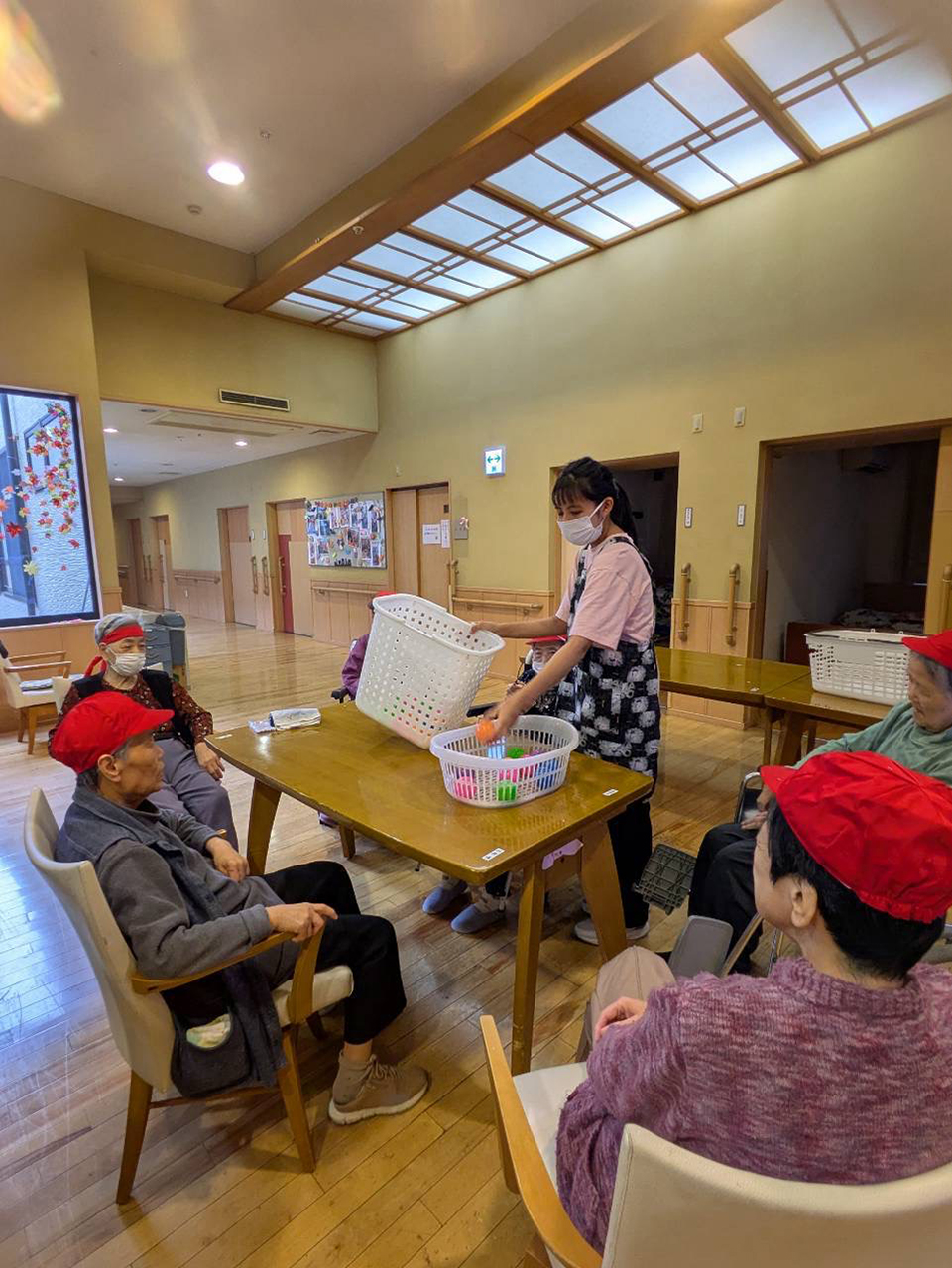 🍎 玉入れ大会を開催しました 🍇