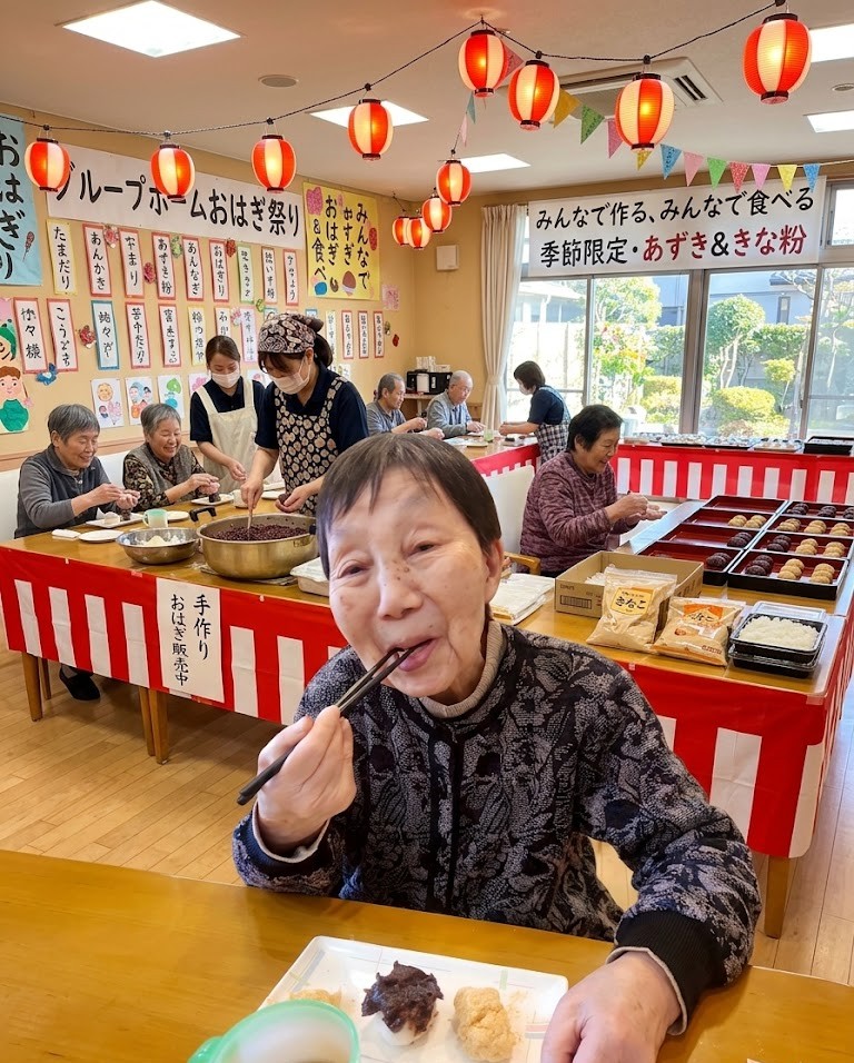 おはぎ作り・お花見を楽しみました