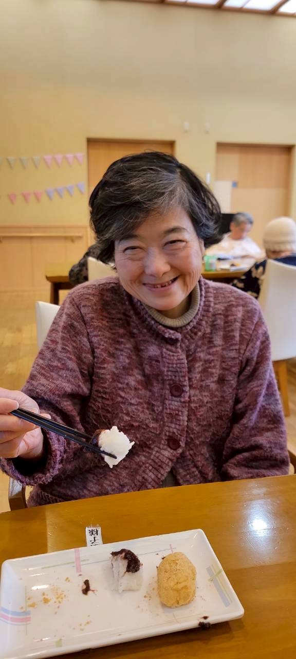 おはぎ作り・お花見を楽しみました