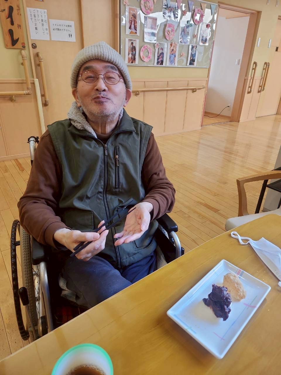 おはぎ作り・お花見を楽しみました