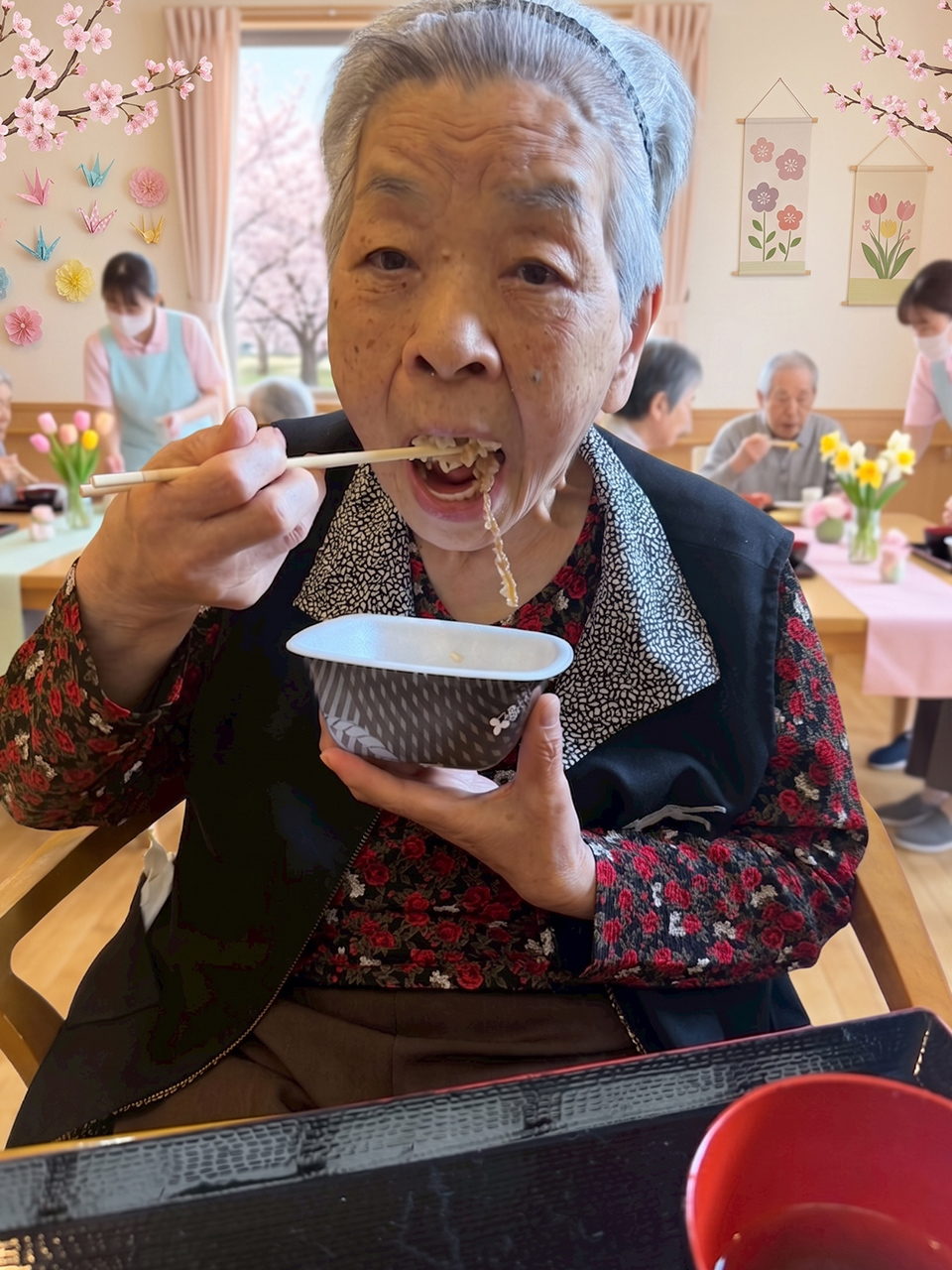 食事レクリエーションを行いました。