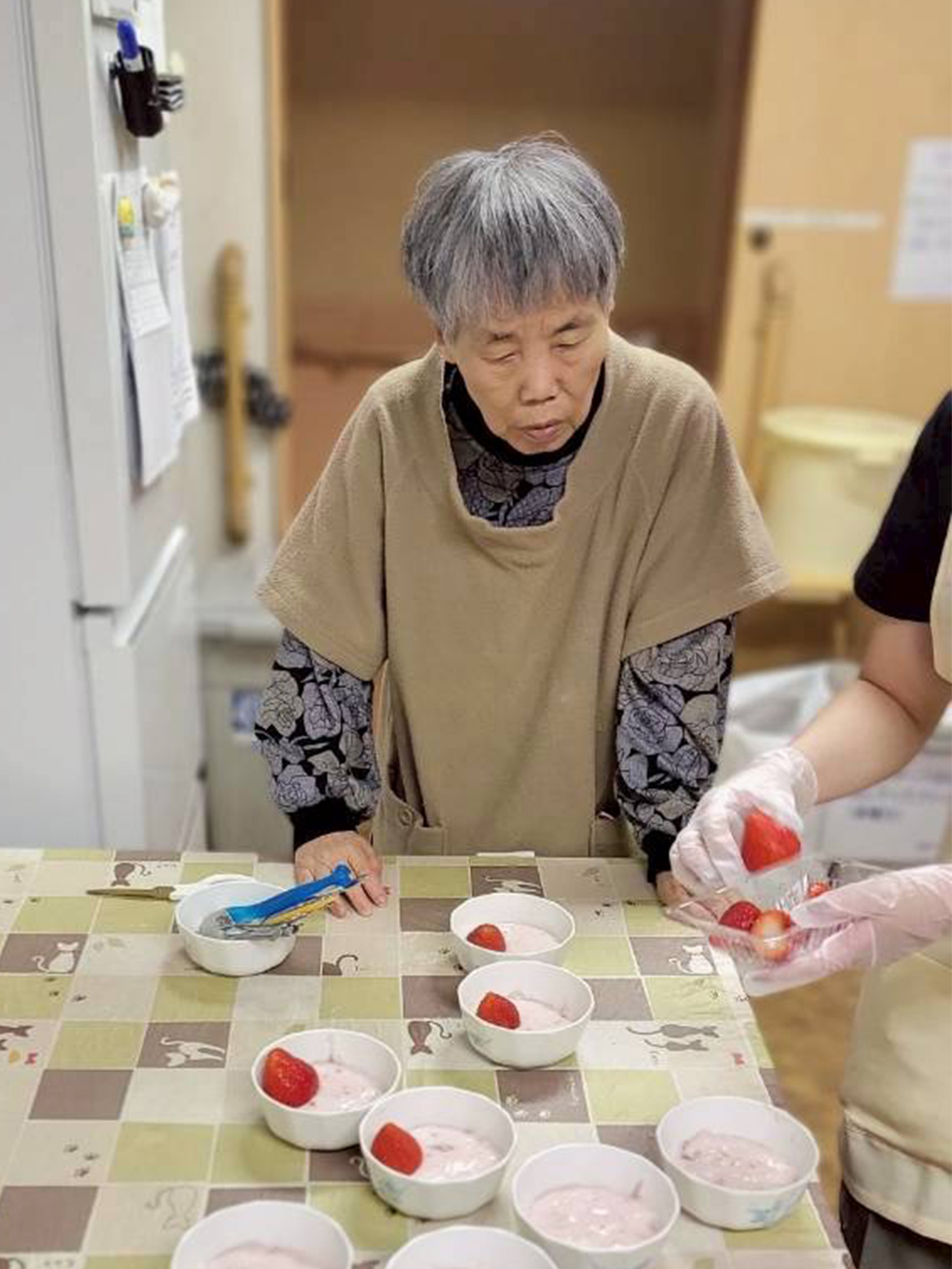 食事レクリエーションを行いました。