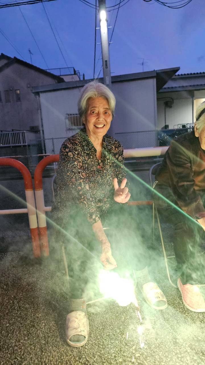 夏の思い出いっぱい！お誕生日会＆手持ち花火