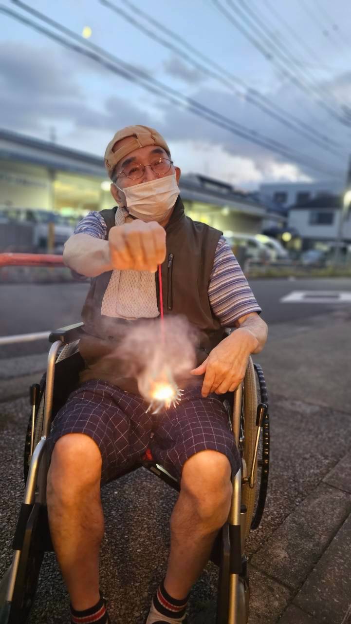 夏の思い出いっぱい！お誕生日会＆手持ち花火