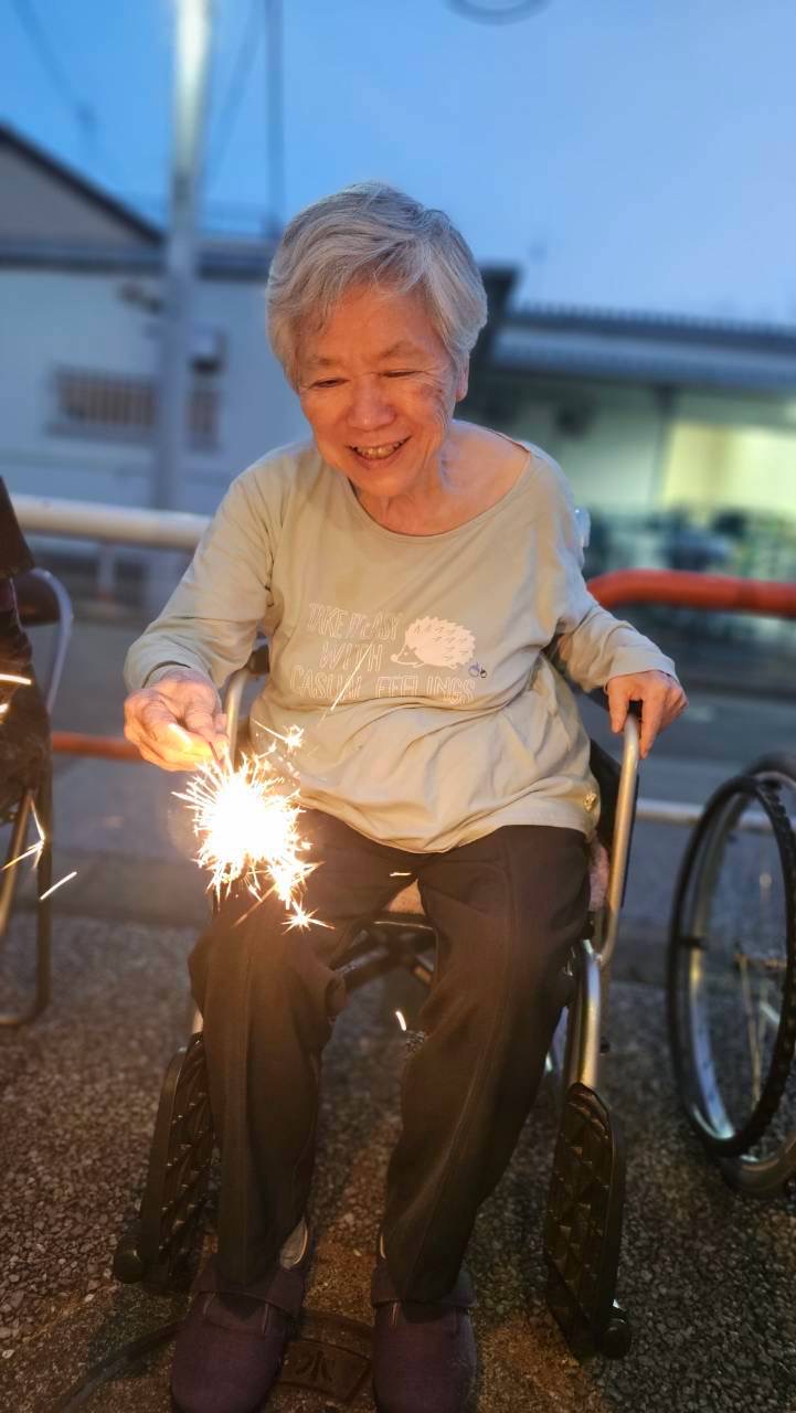 夏の思い出いっぱい！お誕生日会＆手持ち花火